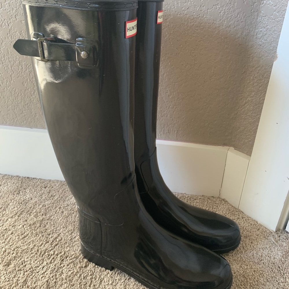 Hunter rain boots! EUC! Size 9
